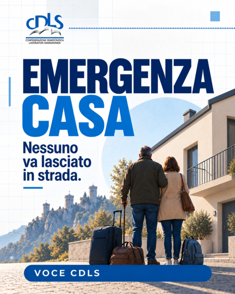 Housing emergency in San Marino, the CDLS asks for a reevaluation of the 14 evictions