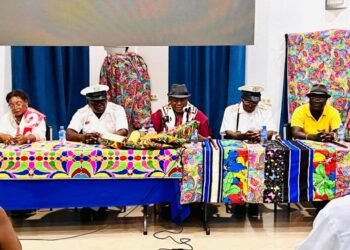 Granman Aboikoni presents 35-year plan for the development of the Saamaka people – the True Time