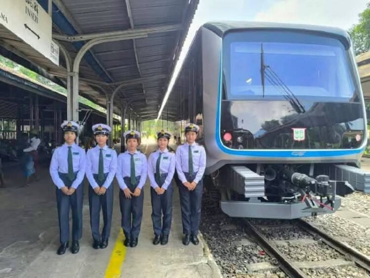 First female train drivers assigned to Yangon Circular Railway Line