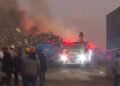 Villa El Salvador: more than 14 fire brigade units attend to fire in recycling warehouse | latest