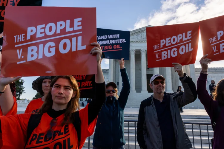 Supreme Court grapples with case on holding Big Oil liable for climate change
