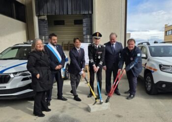 Valdragone, the first stone of the Security Center laid: it will host the Gendarmerie and Civil Protection