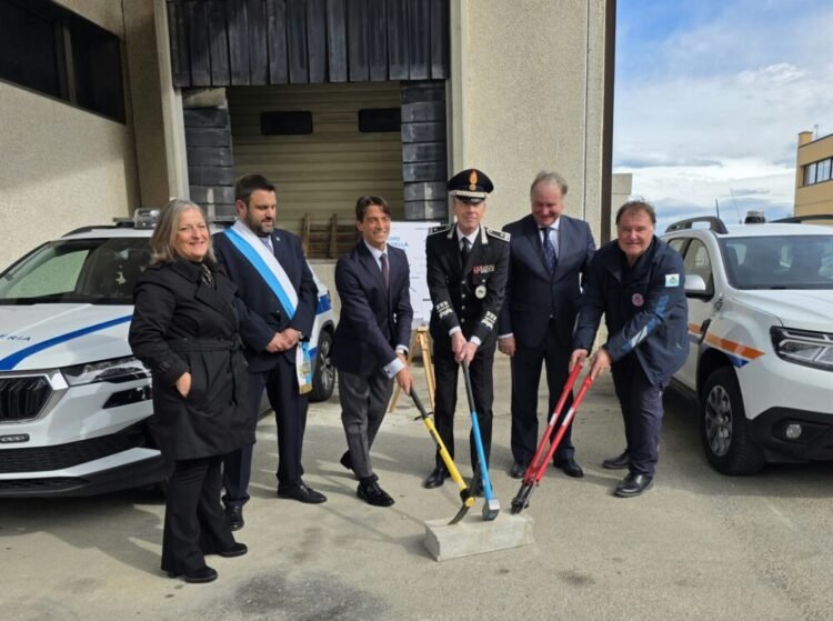 Valdragone, the first stone of the Security Center laid: it will host the Gendarmerie and Civil Protection