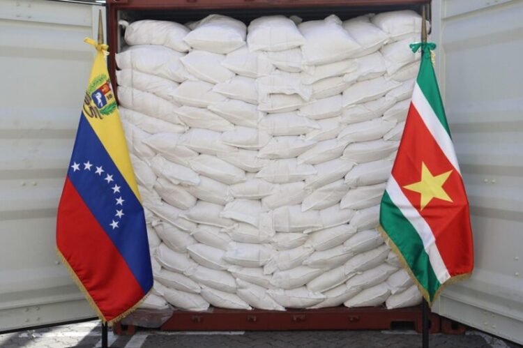 Second humanitarian aid shipment from Suriname: 55.45 tons of rice for Venezuela – the True Time