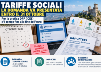 Social tariffs in San Marino, applications by October 31st: more time for the ICEE