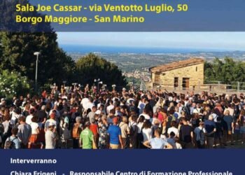 Portofranco San Marino inaugurates the social year with a meeting on the educational community