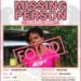 Missing Person – Pink Alert: Isabella Etienne Found