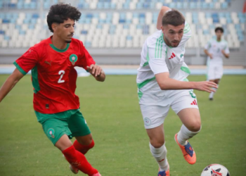 African Cup qualifiers for under 20 years.. The Algerian team loses and loses the lead