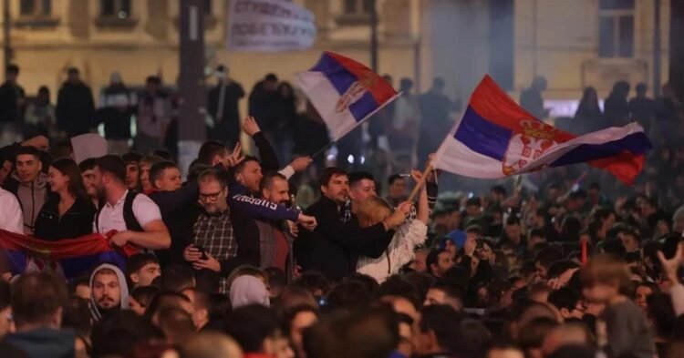 Serbia: Student List defeats pro-Russian Vucic government in Serbia
