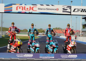 MotoJunior, the 2026 world and European titles awarded in Misano