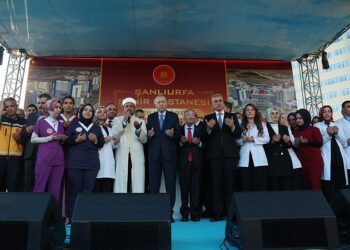 Turkish President attends opening of new transport interchange on Azerbaijan Boulevard