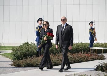 Footage of President Ilham Aliyev’s visit to Victory Park with First Lady Mehriban Aliyeva posted on his social media (VIDEO)
