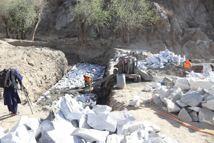 Irrigation projects worth 3.5 million Afghanis have been started in Maidan Wardago