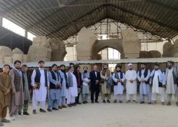 An exhibition of historical and touristic areas was organized in Balkh