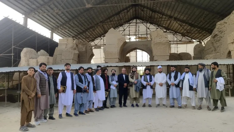 An exhibition of historical and touristic areas was organized in Balkh