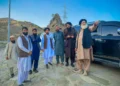 The Minister of Public Works visited a number of projects in Khost and Paktia