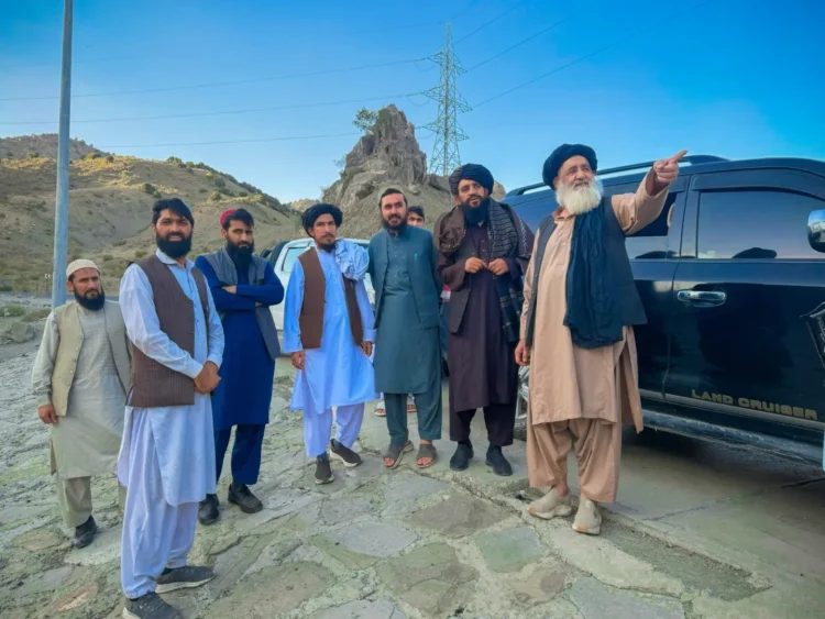 The Minister of Public Works visited a number of projects in Khost and Paktia