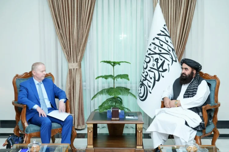 The Minister of Foreign Affairs met with the new EU Special Representative for Afghanistan