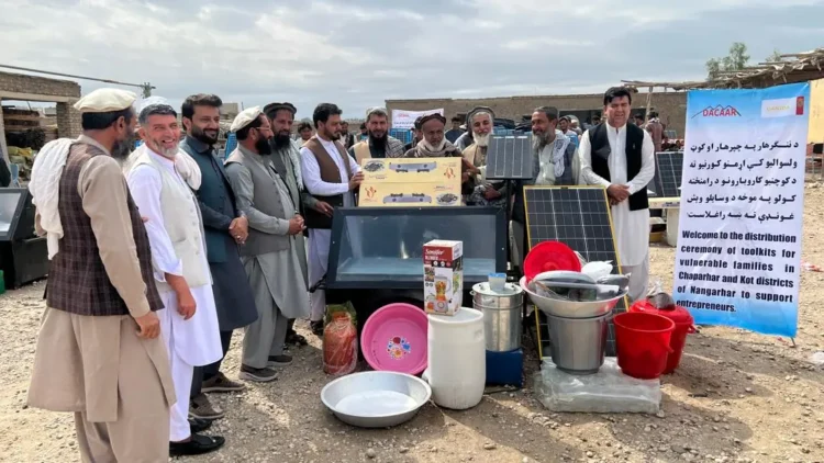 Processing equipment worth more than 4 million Afghanis was distributed to 80 small entrepreneurs in Nangarhar