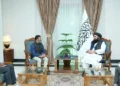 The Minister of Foreign Affairs held an introductory meeting with the Chargé d’affaires of India in Kabul