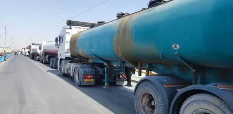 In Nimroz, 13 tanks of crude oil were returned to Iran