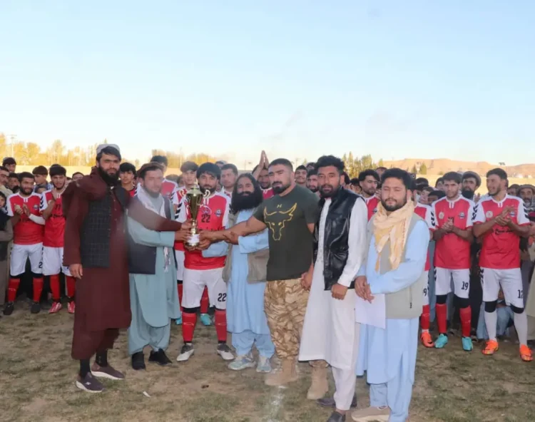 Umidsheikhha team won the best football league championship in Ghor
