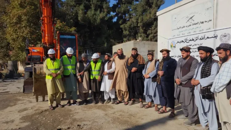 Concreting works of four roads have started in Baghlan at the cost of 17 million Afghanis