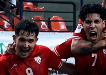 Afghanistan’s futsal team defeated Cape Verde and reached the finals