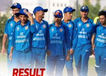 Afghan youth defeated the Bangladesh team