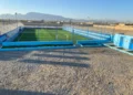The construction of a gymnasium in Farah has been completed