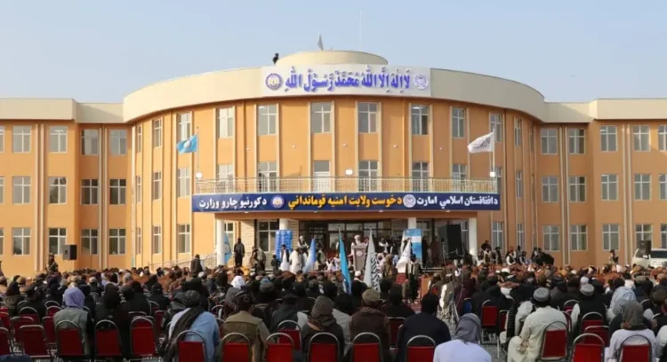 Khost; The new building of the police headquarters at the cost of nearly 100 million Afghanis was put into use