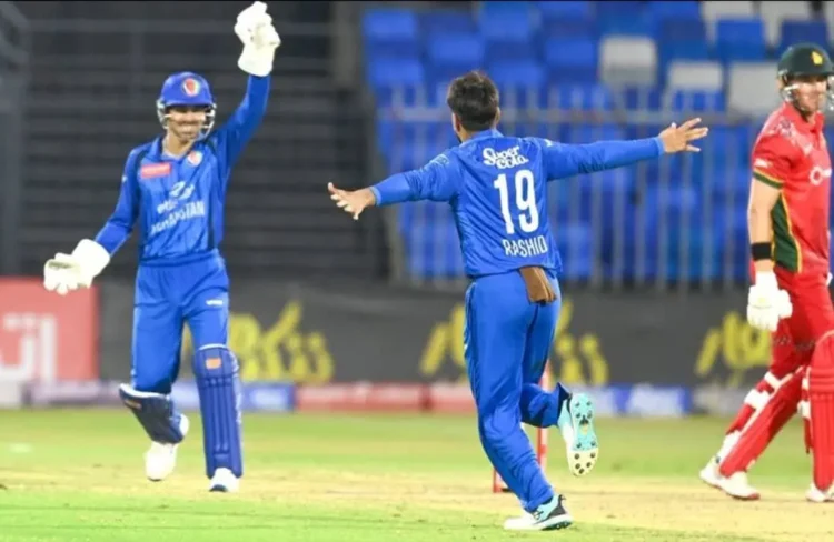 Afghanistan ranked seventh in the international cricket rankings