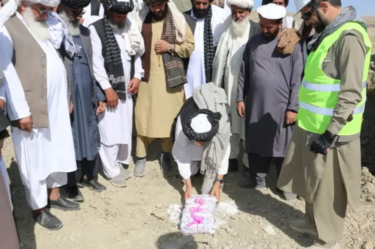 Construction of three small dams has started in Paktia at a cost of 226 thousand dollars