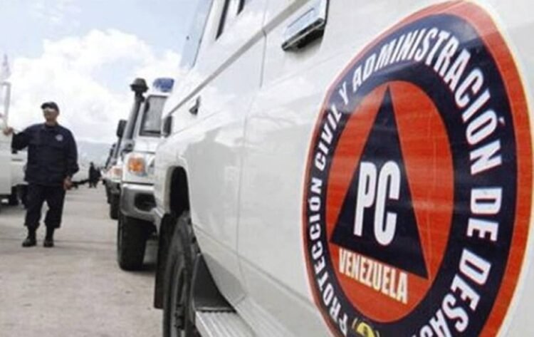 They search for two young people missing after a river flood