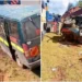 Several Injured After Matatu Plunges Into Ditch Along Ol Kalou-Nakuru Road