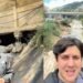 They denounce the risk of collapse of the highway due to fractures and undermining in the channeling walls of the Guaire and Macarao rivers