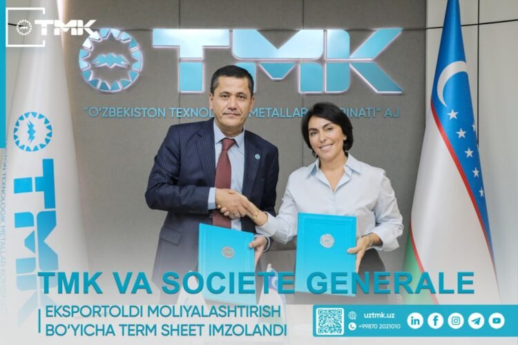 Uzbekistan’s TMK, French Societe Generale sign pre-export financing deal
