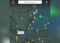 Military Flight Coincides With Offshore Wet Drop