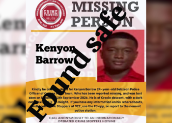 Missing Police Officer Kenyon Barrow Found Alive