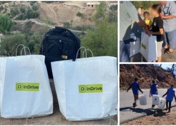 InDrive supports about 390 students affected by forest fires with basic school supplies